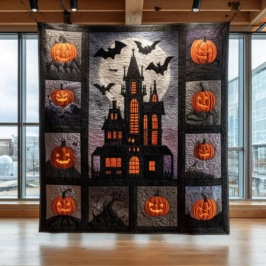 Phantom Village Quilt Blanket