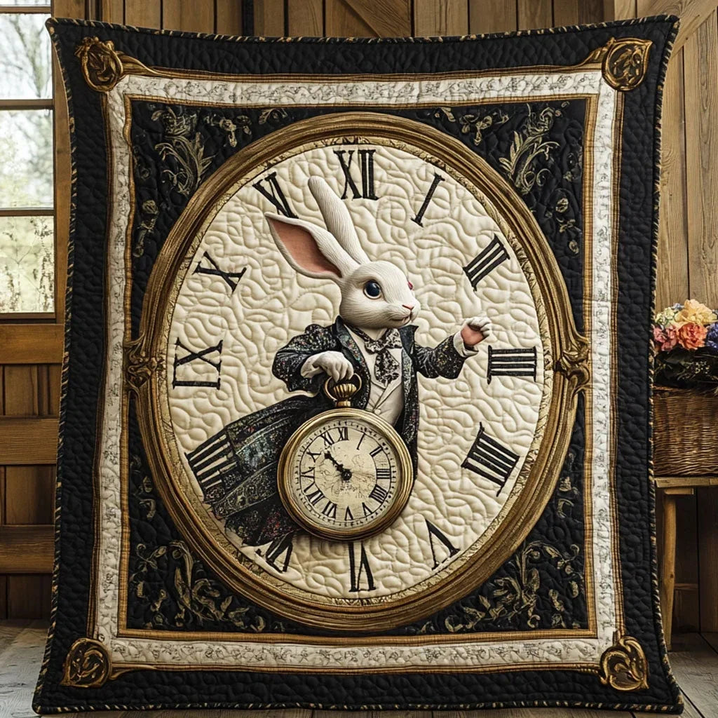Pocketwatch Parade Quilt Blanket