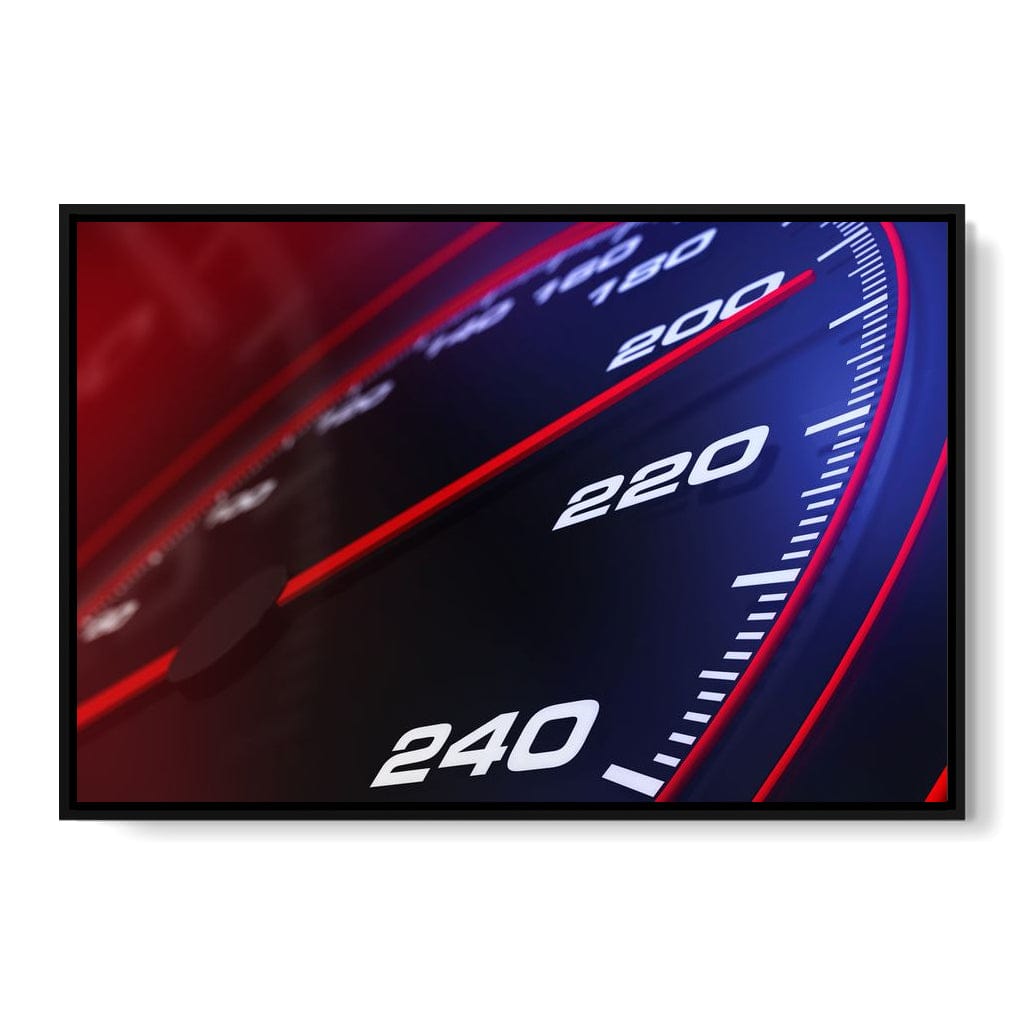 Speedometer Canvas Wall Art