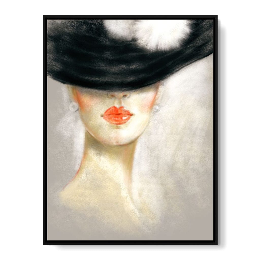 Chic Portrait Canvas Wall Art