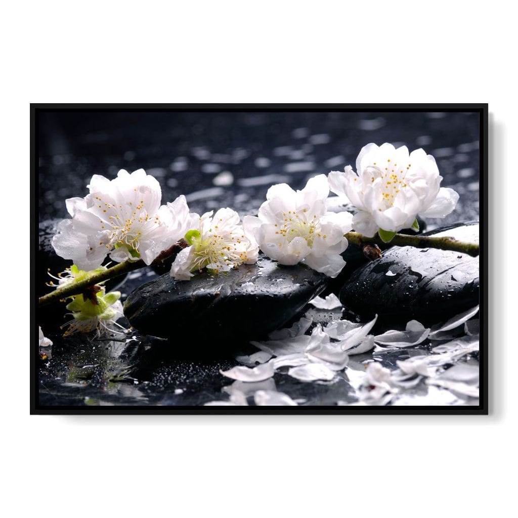 Spa Flowers Canvas Wall Art