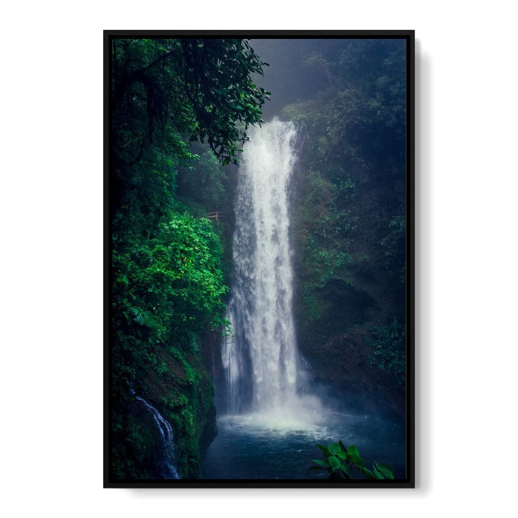 Waterfall in Costa Rica Canvas Wall Art