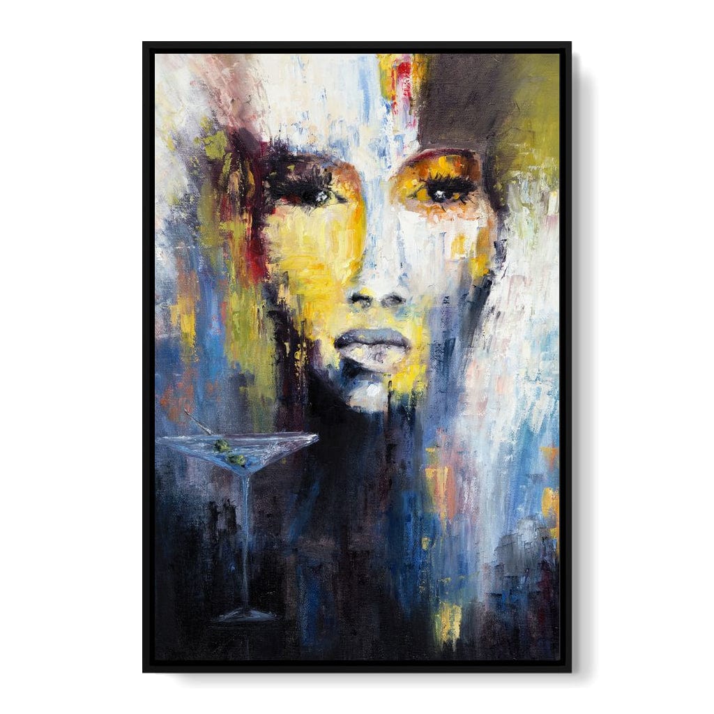 Martini Portrait Canvas Wall Art