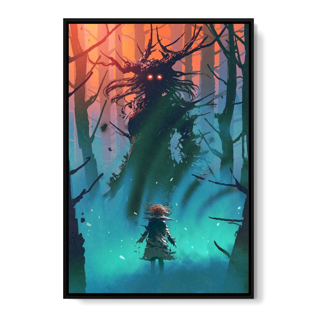 Witch in the Woods Canvas Wall Art