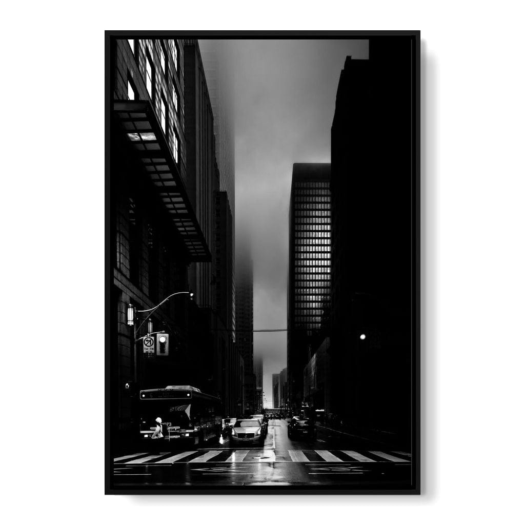 Downtown Toronto Fogfest no35 Canvas Wall Art