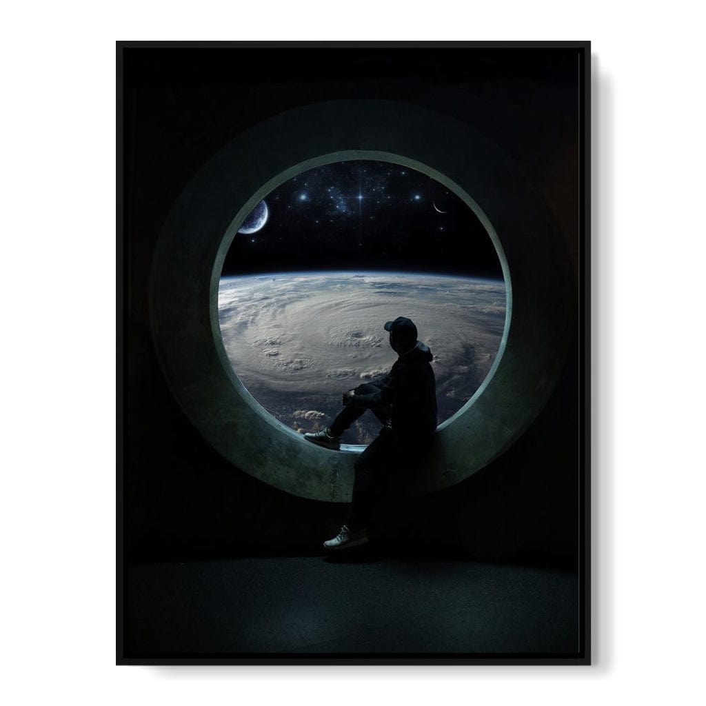 Planet View Canvas Wall Art
