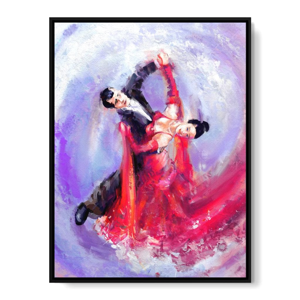 Ballroom Dancers Canvas Wall Art