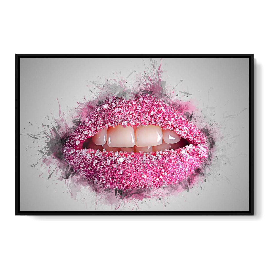 Sugar Lips Canvas Wall Art