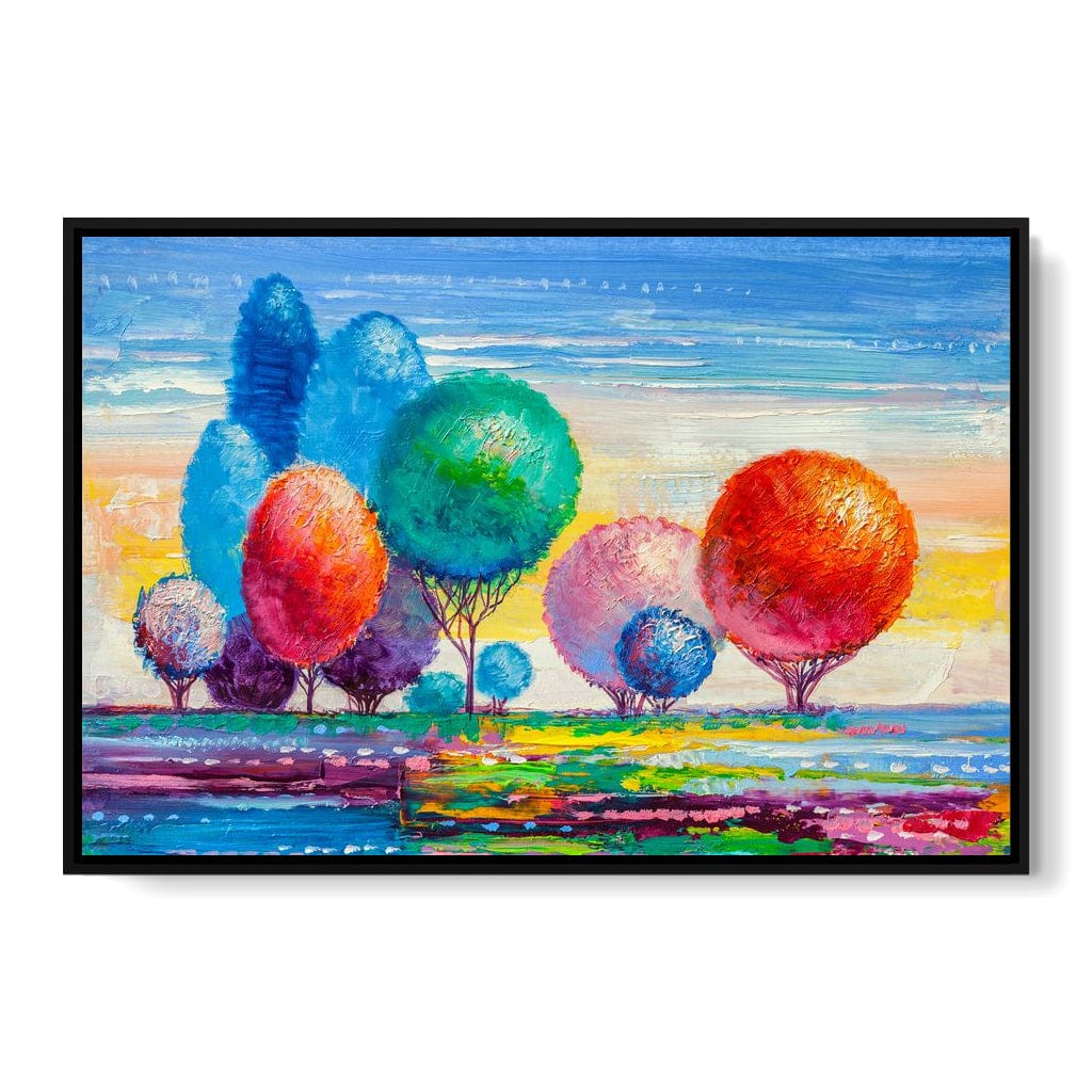 Autumn Fantasy Forest Canvas Wall Art