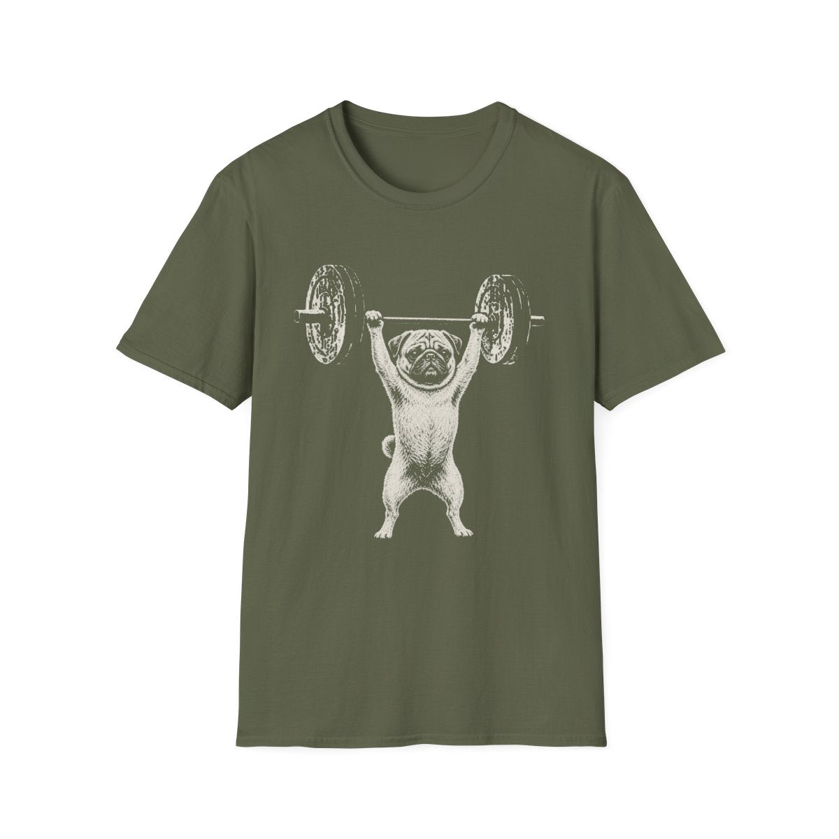 Pug Powerlifting Tee
