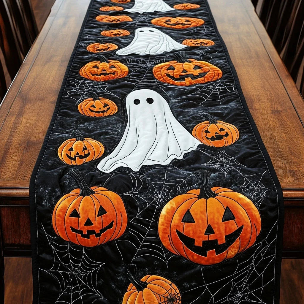 Pumpkin Patch Parade Quilted Table Runner