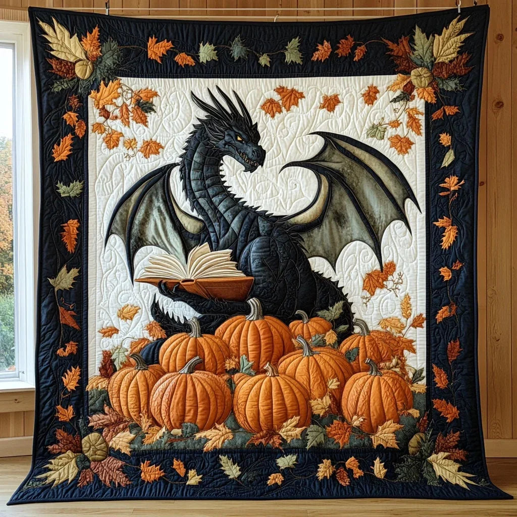 Pumpkin Spirit Quilt Blanket