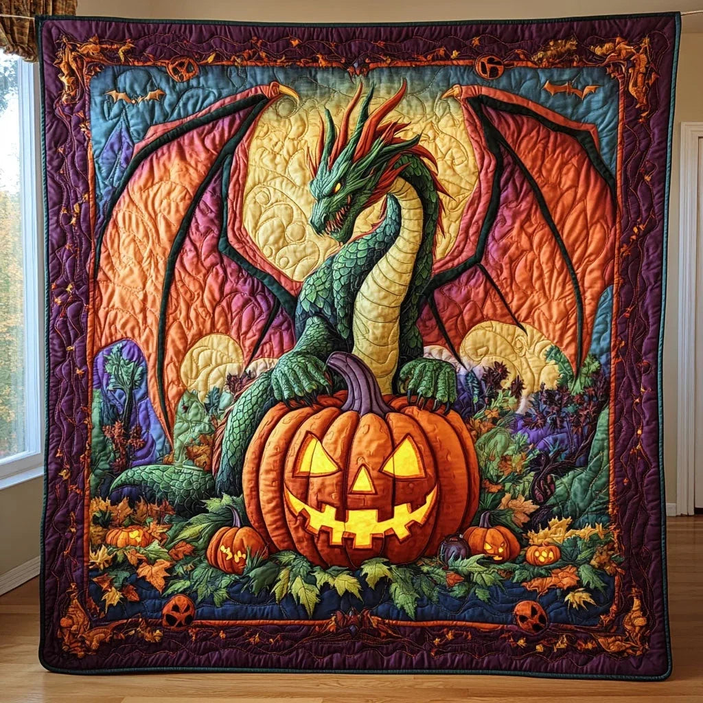 Pumpkin Warden Quilt Blanket