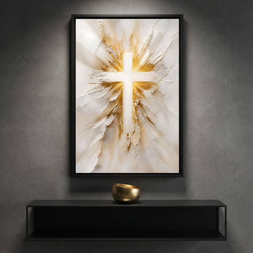 Radiant Light Beyond Death Canvas Wall Art
