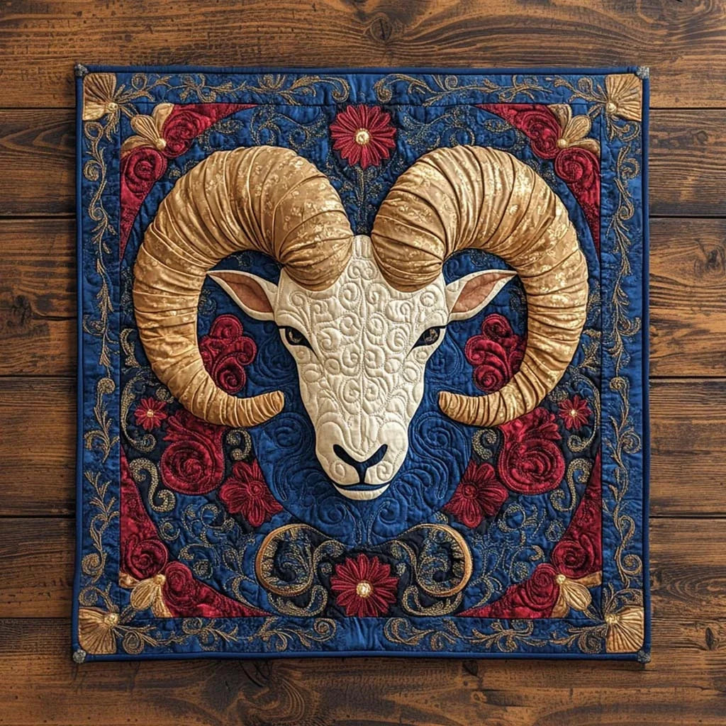 Ram Pride Quilted Table Topper