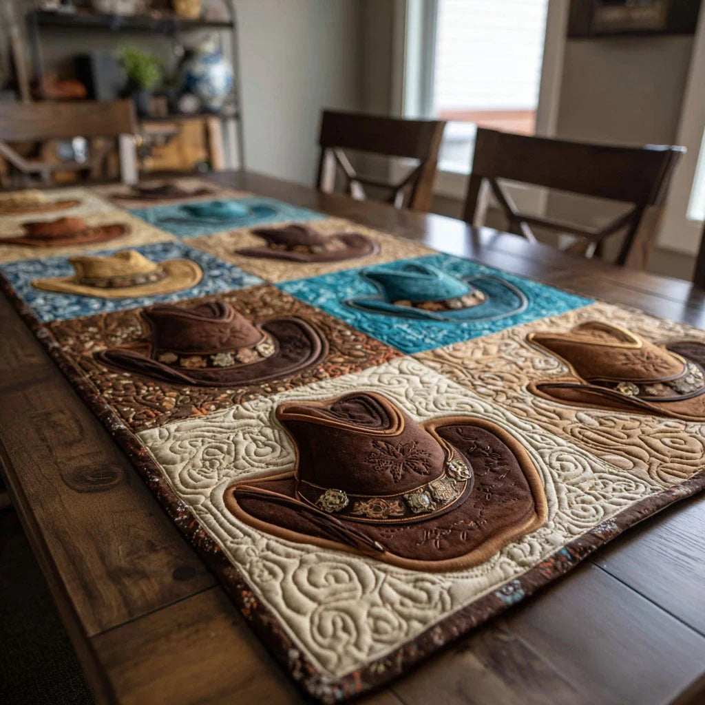 Ranch Spirit Quilted Table Runner
