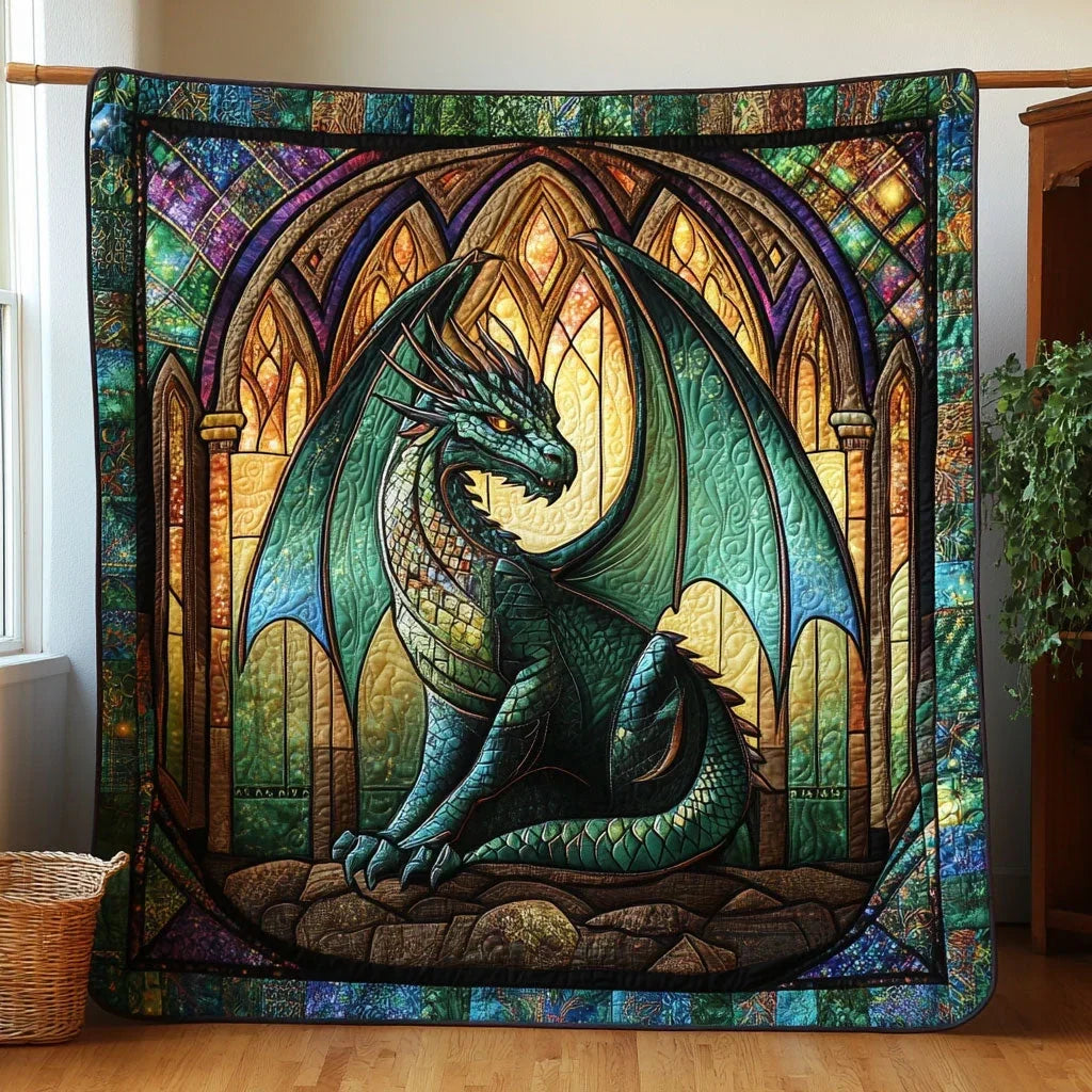 Regal Dragon Quilt Blanket