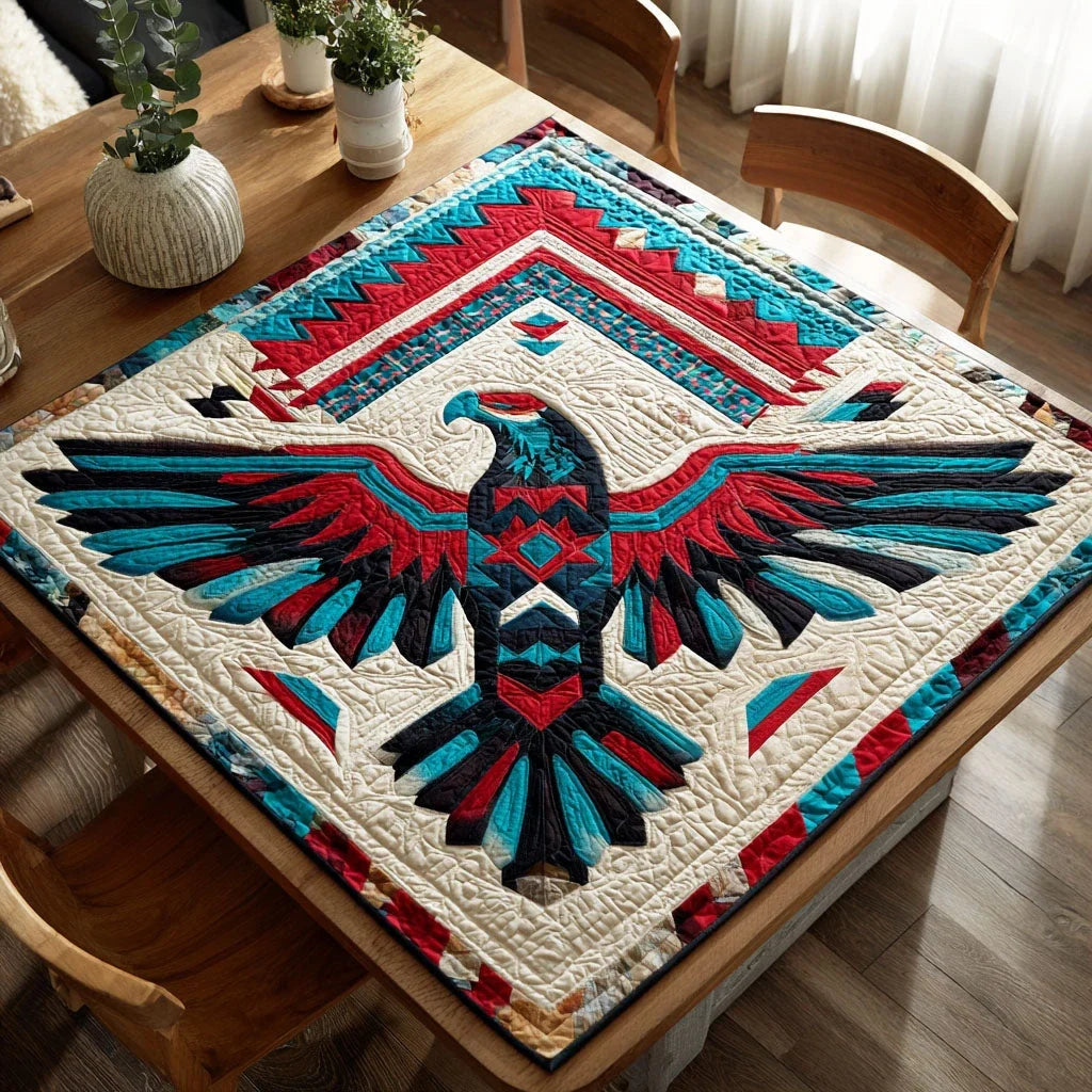 Rising Eagle Quilted Table Topper
