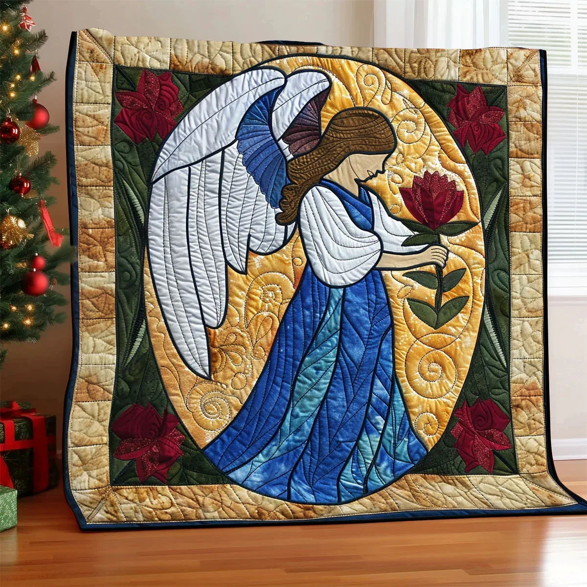 Rose Angel Quilt Blanket