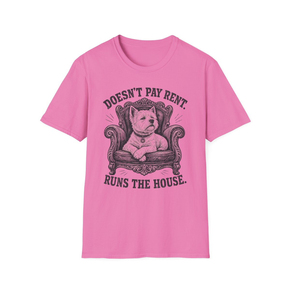 Runs The House Westie Tee