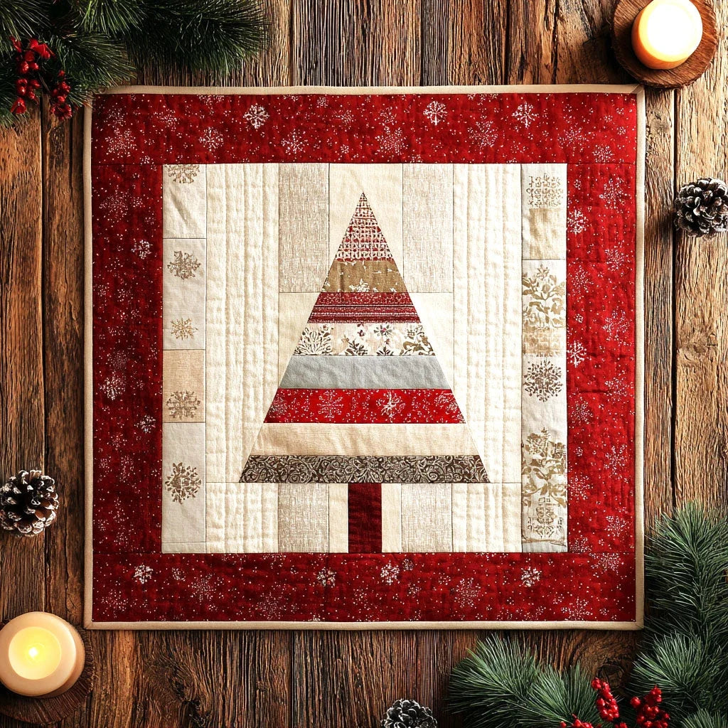 Rustic Serenade Quilted Table Topper