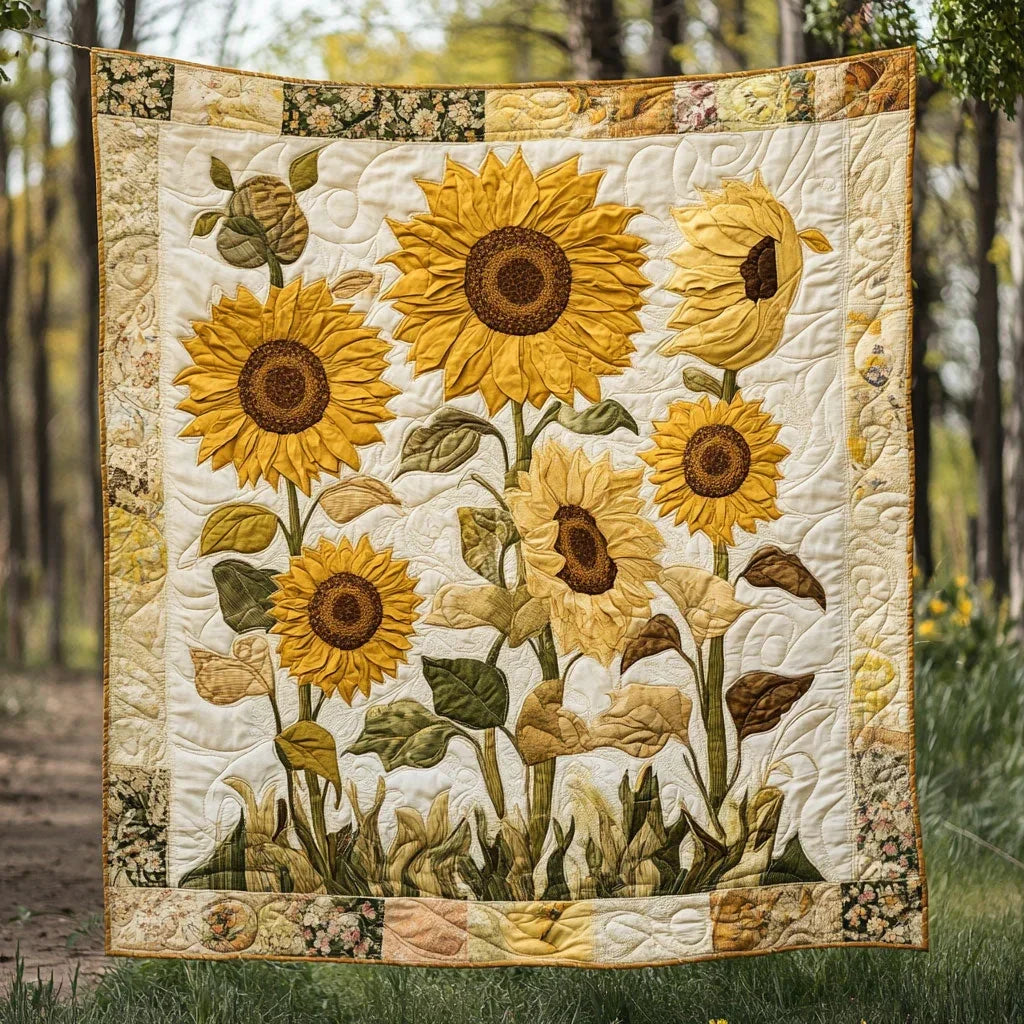 Rustic Sunshine Quilt Blanket