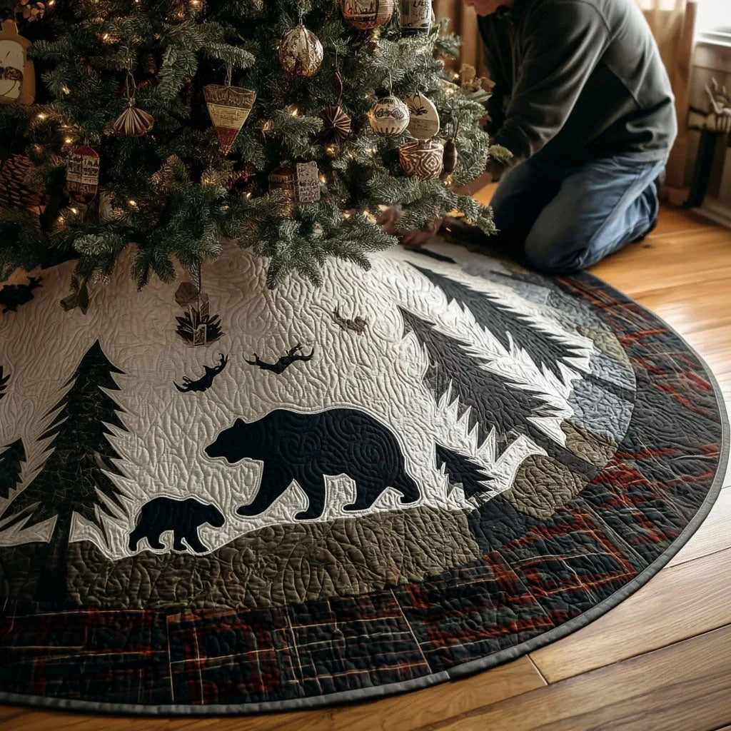 Rustic Trail Legacy Christmas Quilted Tree Skirt