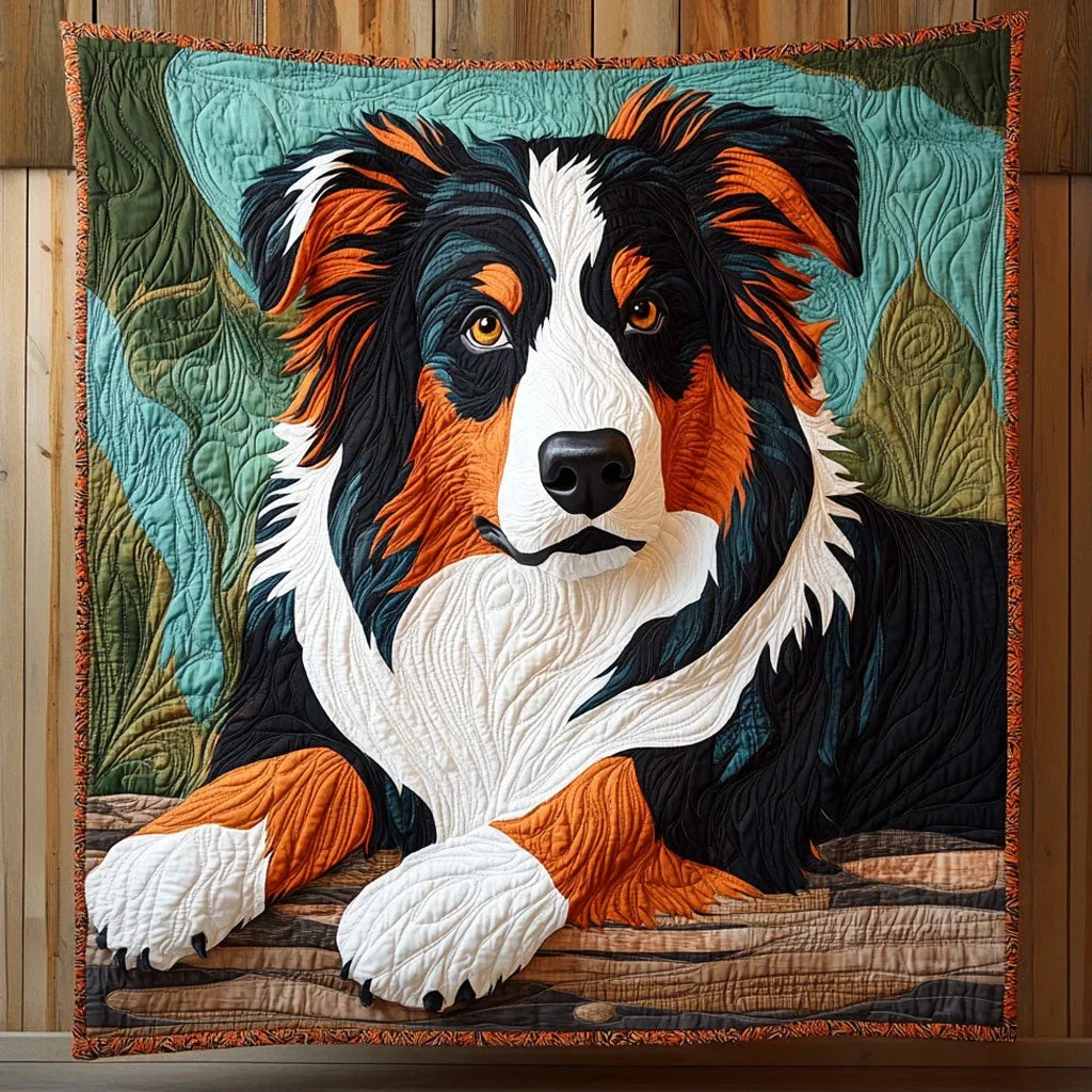 Rustic Watchdog Quilt Blanket