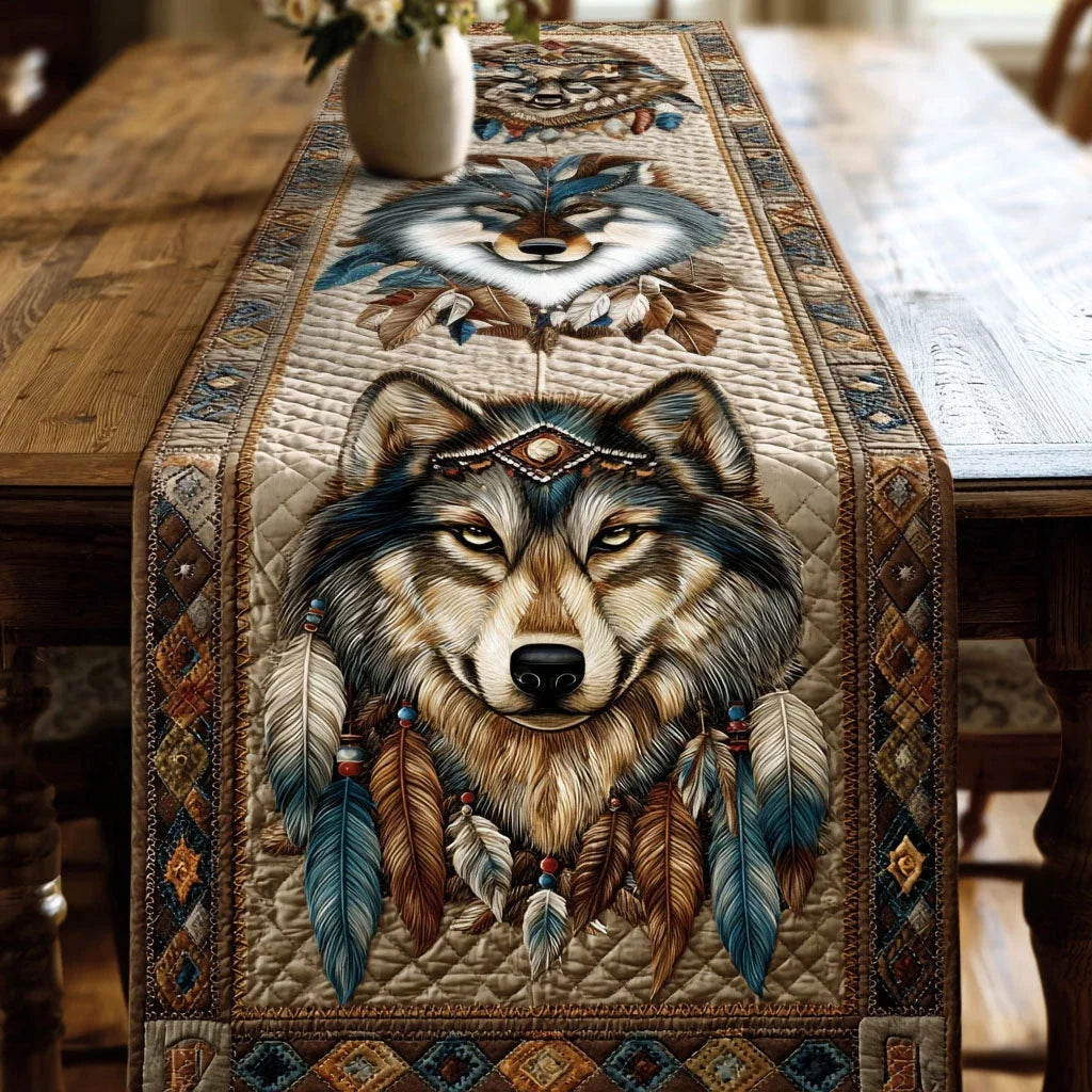 Sacred Patterns Quilted Table Runner