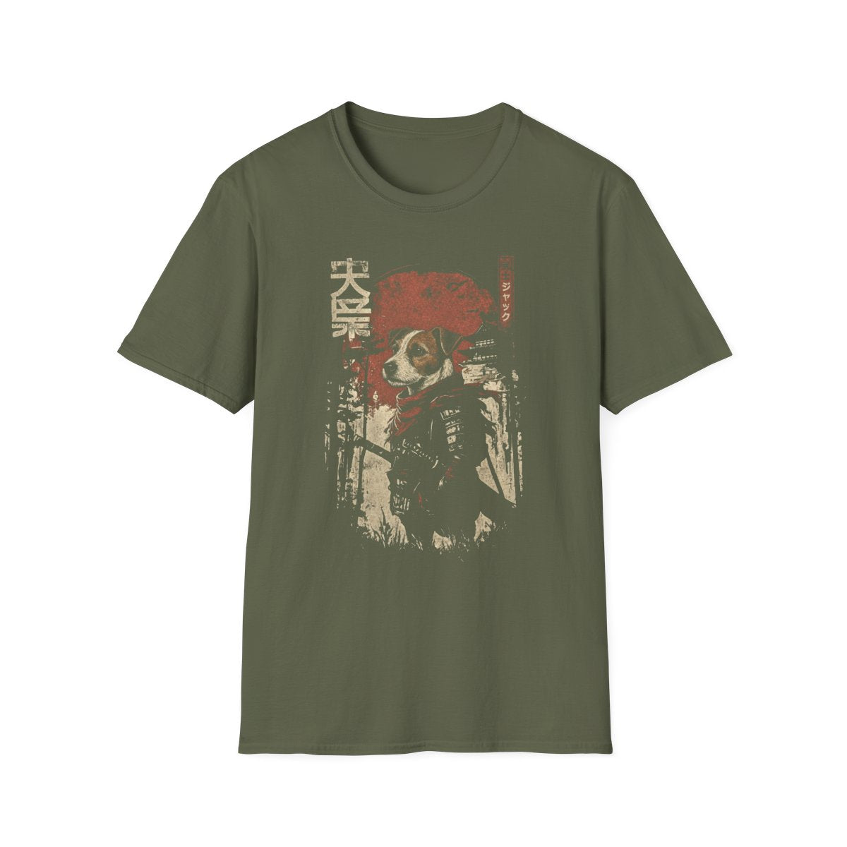 Samurai Jack Russell Terrier Warrior Tee
