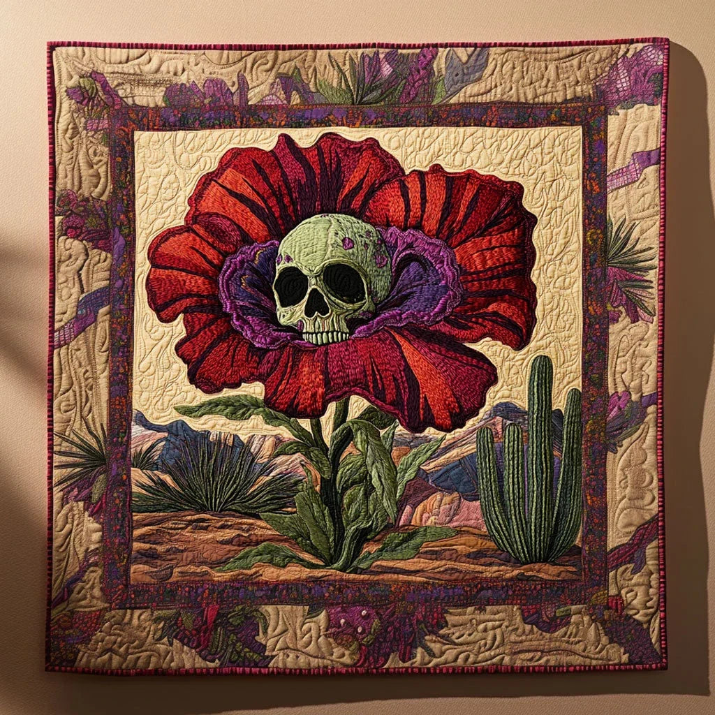 Secret Skull Quilt Blanket