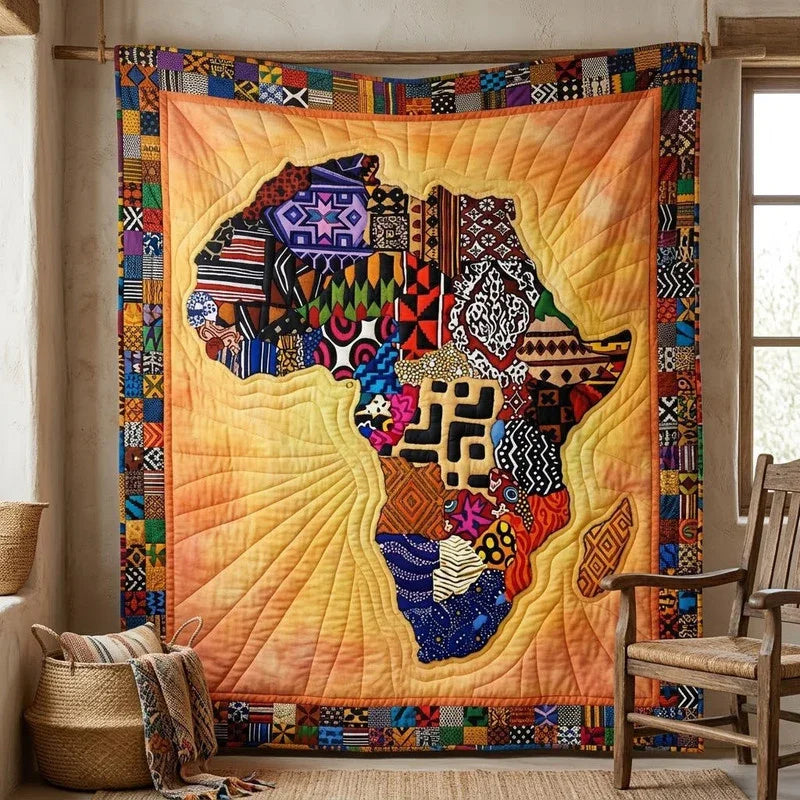 Shaped by Heritage Quilt Blanket - Quilted Blanket by Wild and Way