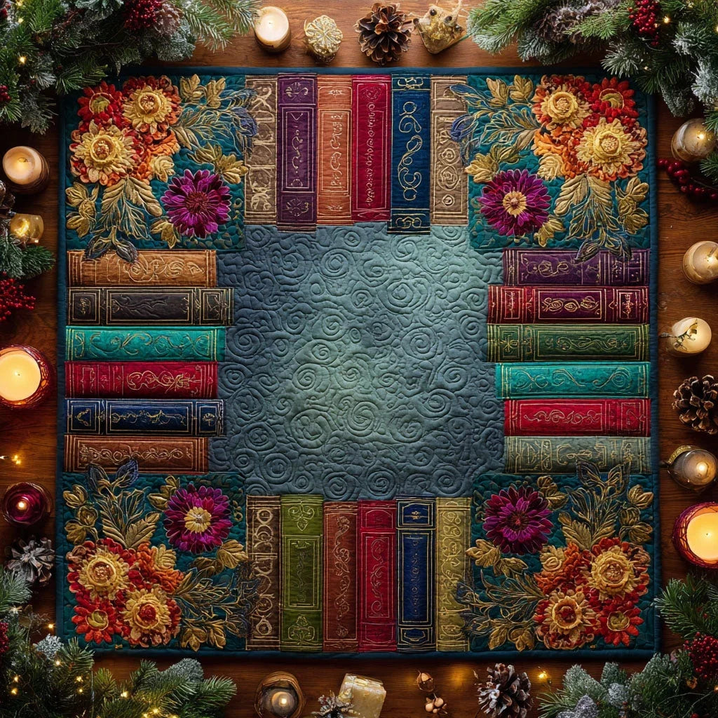 Shelf of Dreamer Quilted Table Topper