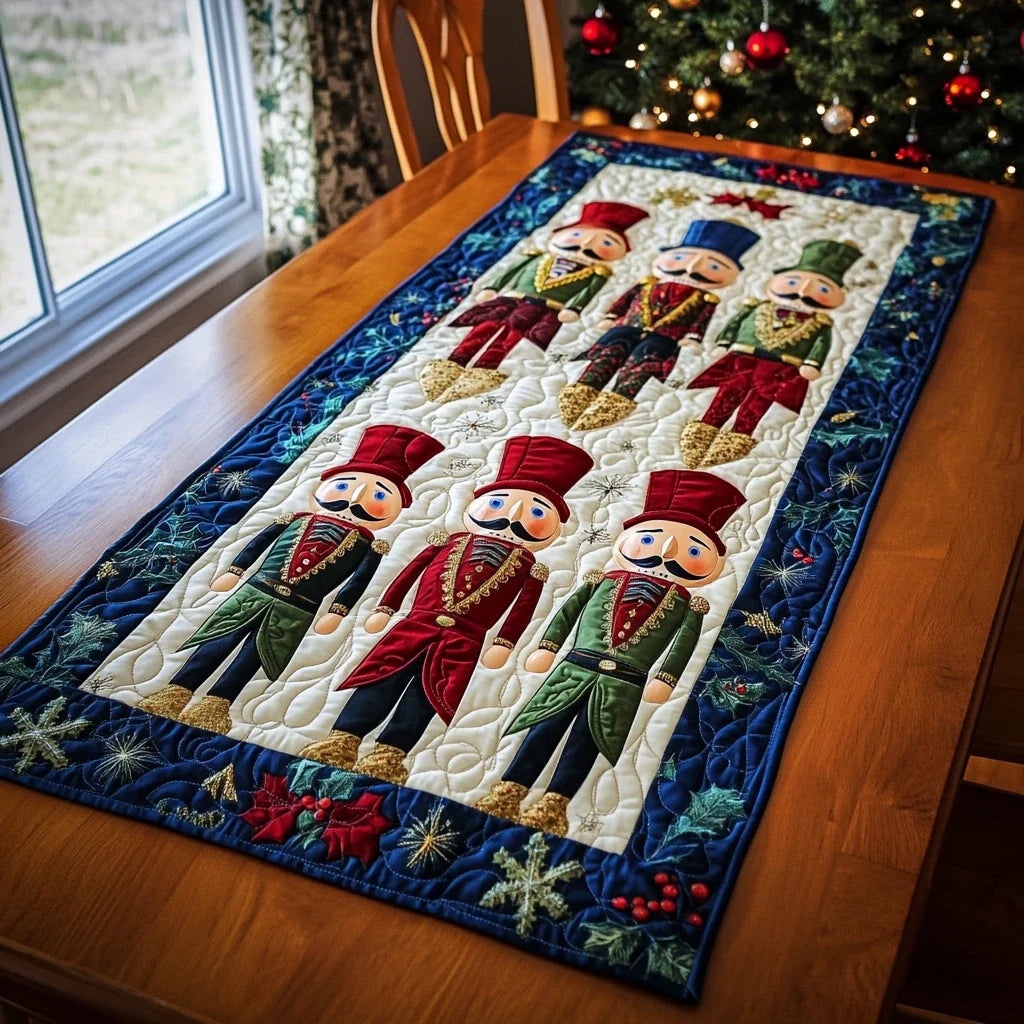 Silent Night Serenity Quilted Table Runner