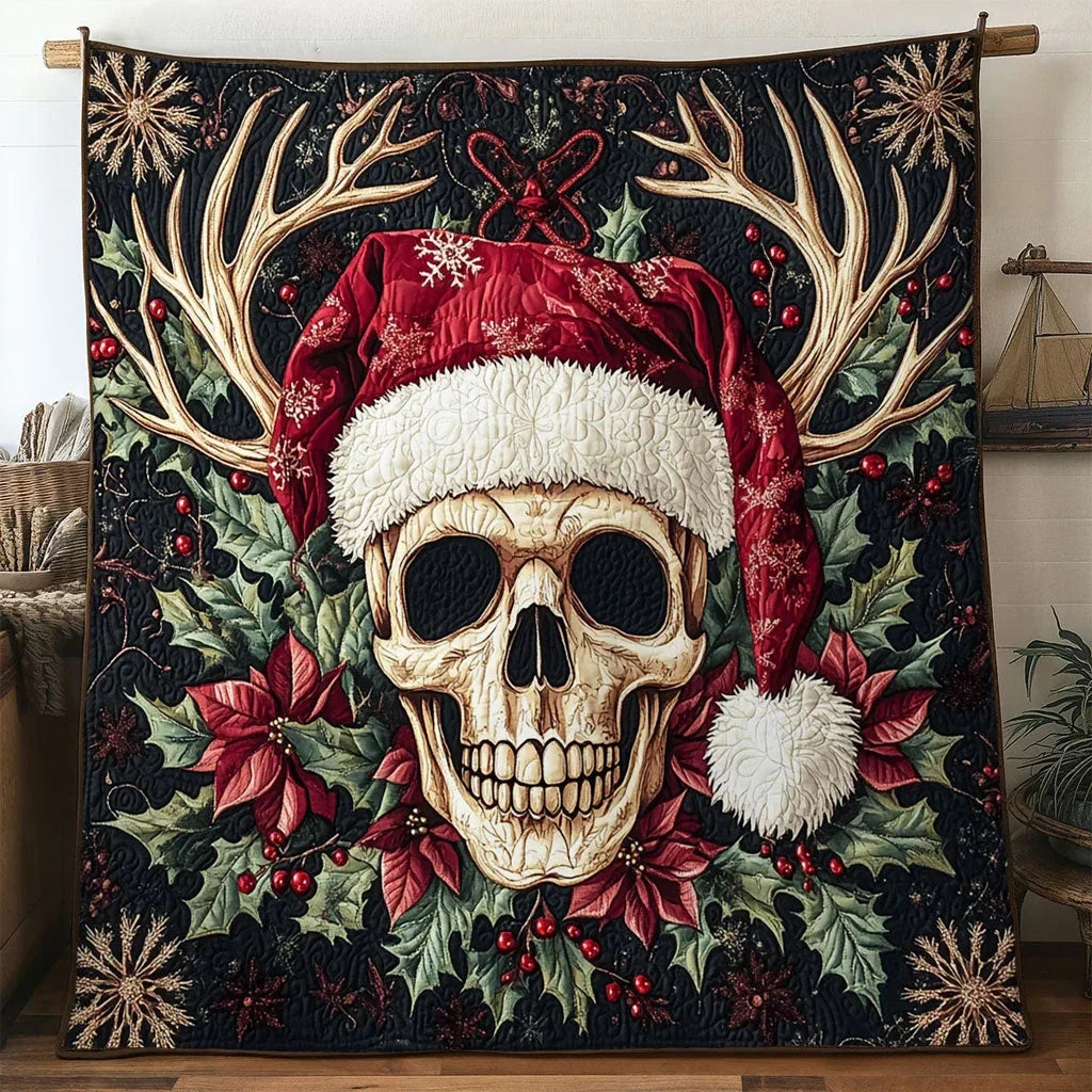 Skull Frost Magic Quilt Blanket