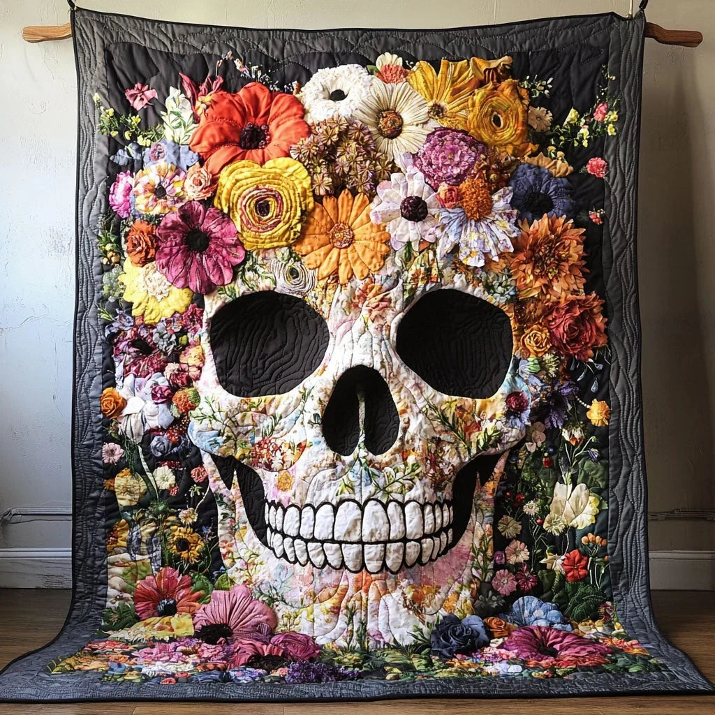 Skull Quilt Blanket
