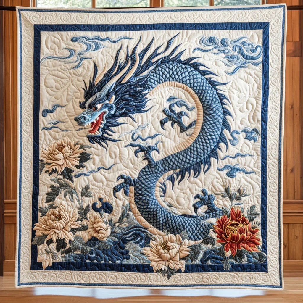 Sky Serpent Quilt Blanket