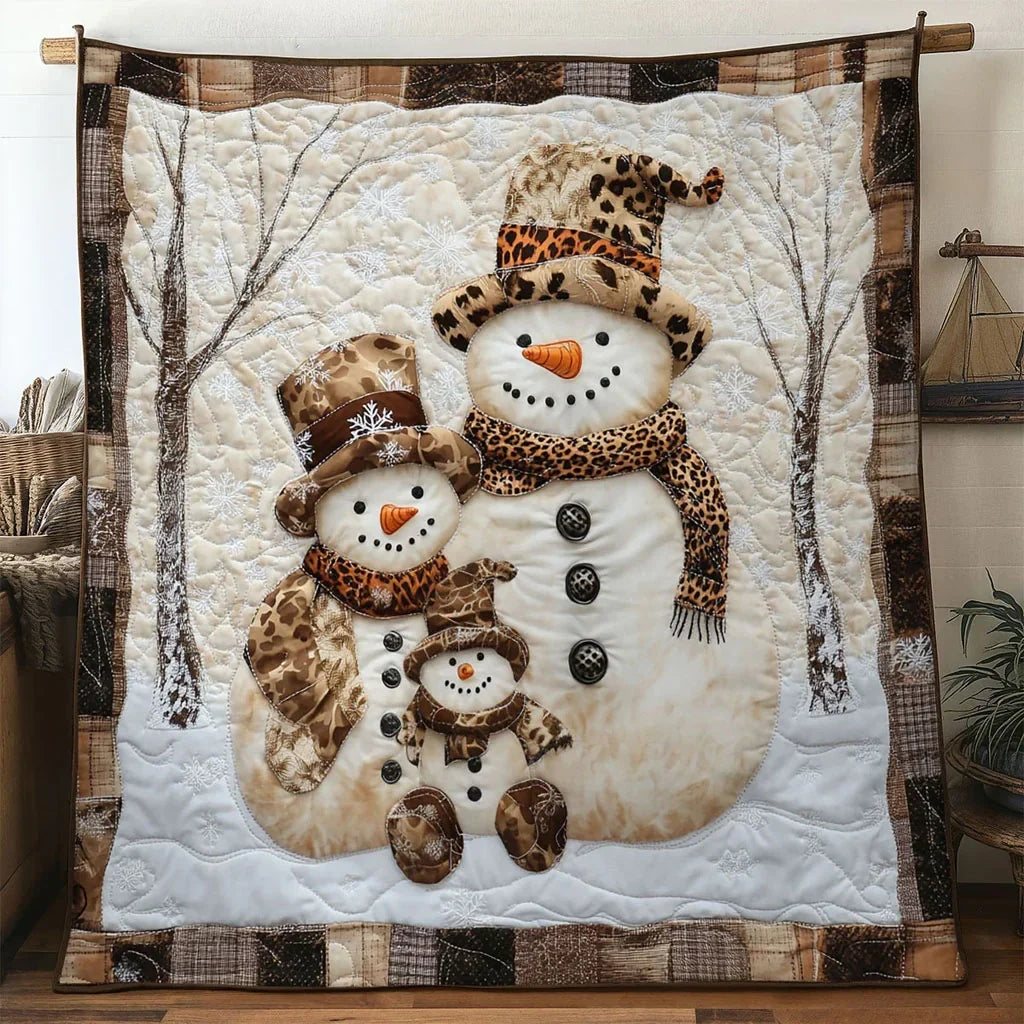 Snowman Season Quilt Blanket