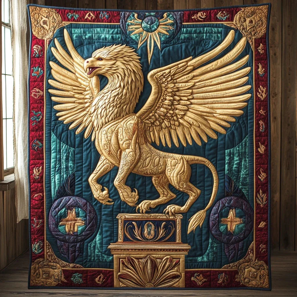 Solar Sentinel Quilt Blanket