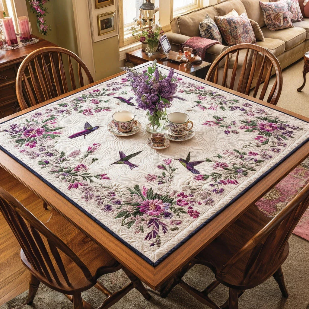 Songbird Grace Quilted Table Topper
