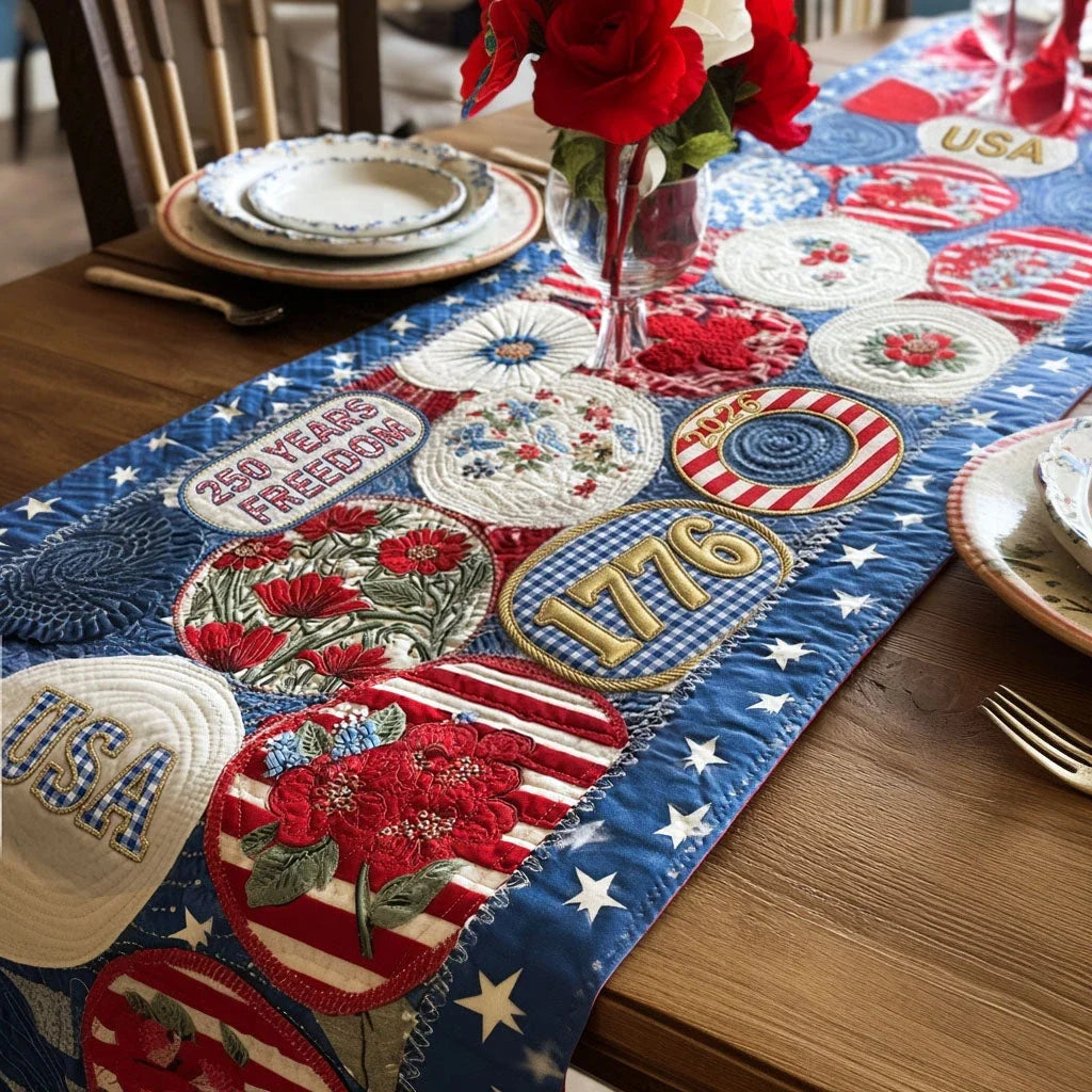 Spirit of 76 Quilted Table Runner