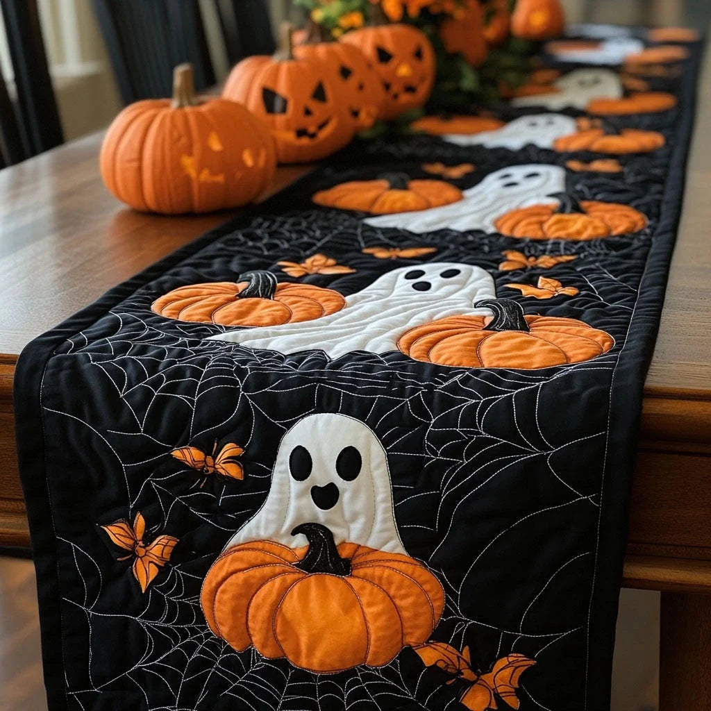 Spooky Spellcaster Quilted Table Runner