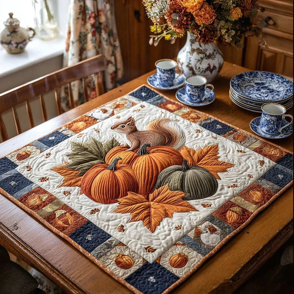 Squirrel Feast Table Topper