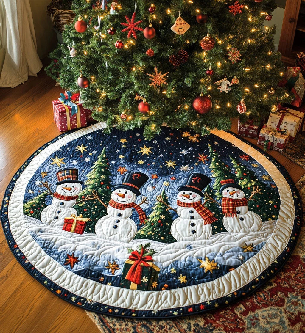 Starlight Stitch Quilted Round Mat
