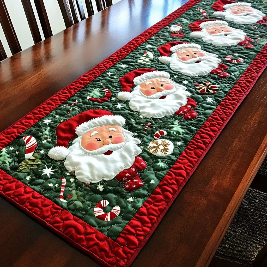 Starlit Snowfall Avenue Quilted Table Runner