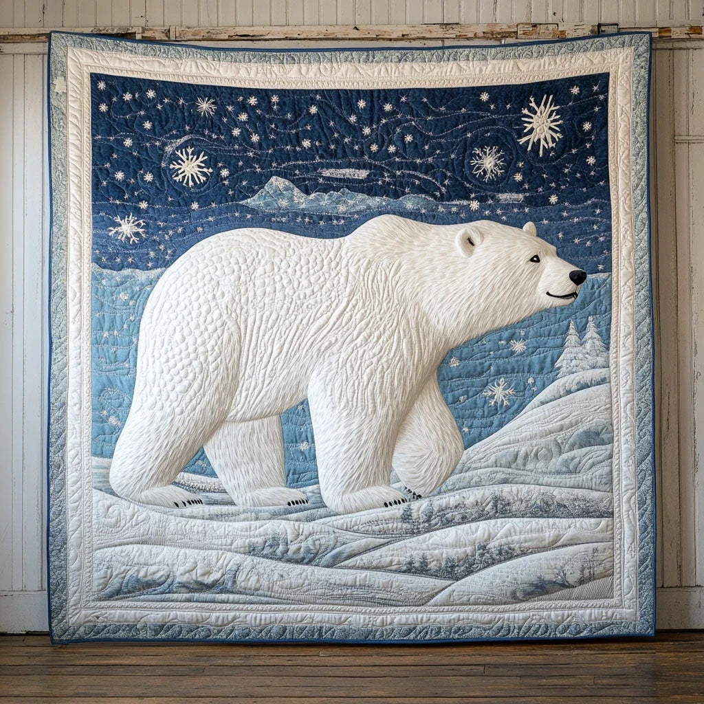 Starry Polar Night Quilt Blanket