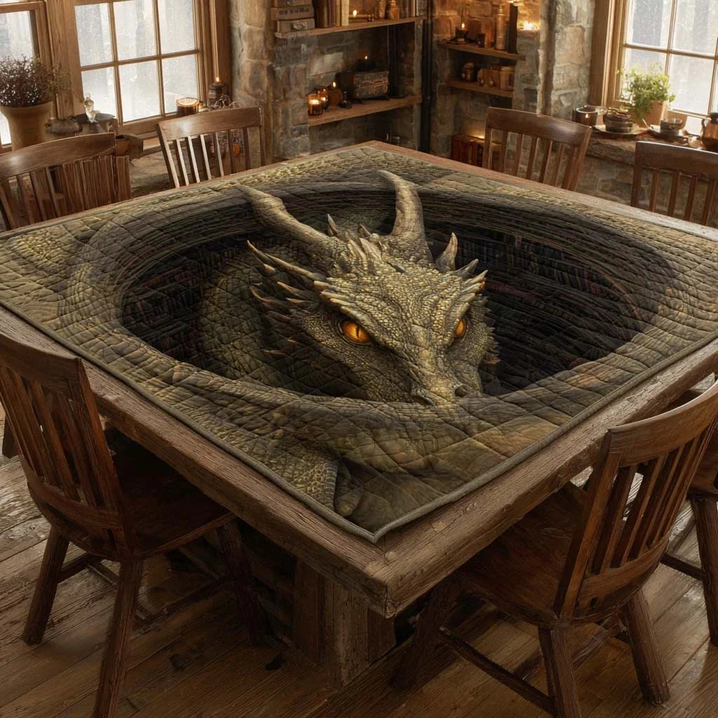 Stone Warden Quilted Table Topper
