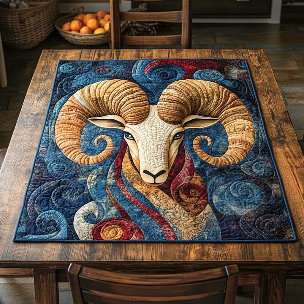 Stormhorn Sentinel Quilted Table Topper