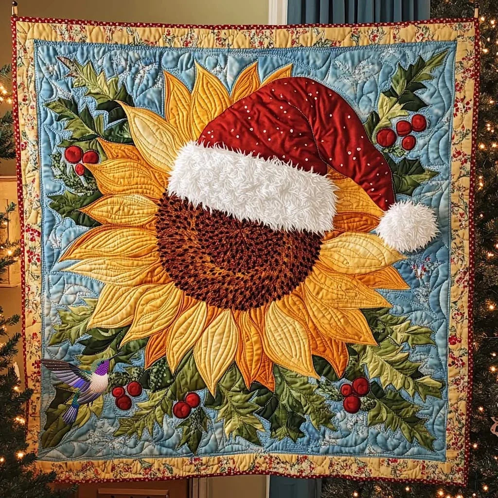 Sunflower Noel Magic Quilt Blanket
