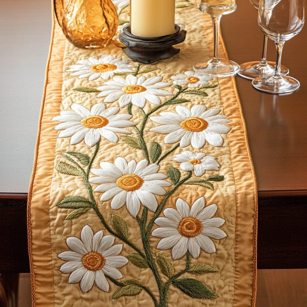 Sunny Threads Quilted Table Runner